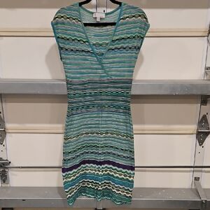 Missoni Multicolor Striped Mini Dress